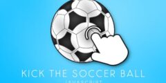 Kick the soccer ball (kick ups)